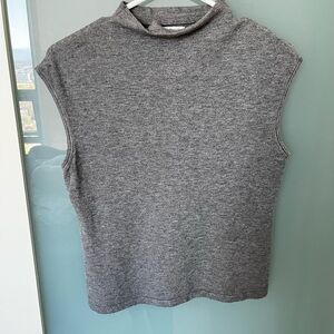 Gray Sleeveless Women's Top